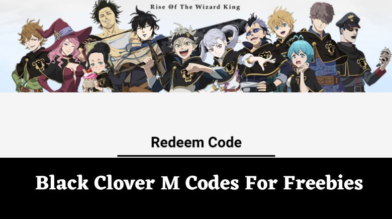Black Clover M Codes For Freebies